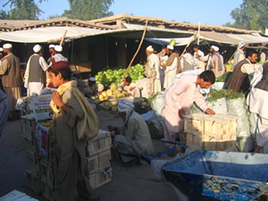 market in Afghanistan